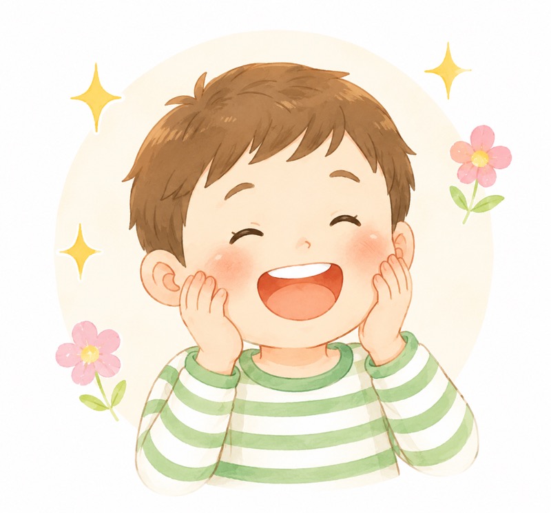 歯並びがきれいに育つ